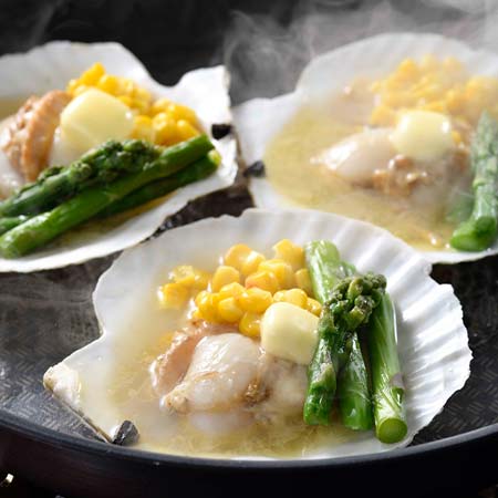 北海道産帆立バター焼きセット